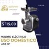 MOLINO ELECTRICO DE USO DOMESTICO 600 W