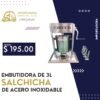 EMBUTIDORA DE 3L SALCHICHA DE ACERO INOXIDABLE