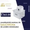 AMARRADOR MANUAL DE SALCHICHA DE ACERO INOXIDABLE
