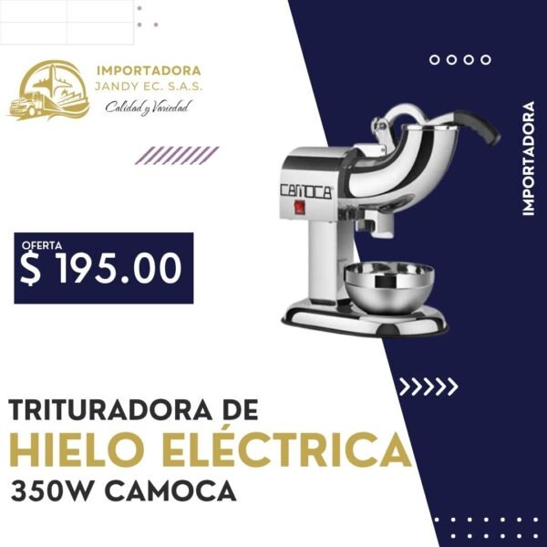 TRITURADORA DE HIELO ELECTRICA 350W CAMOCA