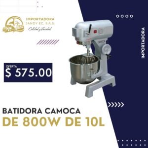 BATIDORA CAMOCA DE 800W DE 10L