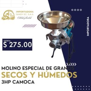 MOLINO ESPECIAL DE GRANOS SECOS Y HúMEDOS 3HP CAMOCA