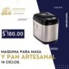 MAQUINA PARA MASA Y PAN ARTESANAL 14 CICLOS