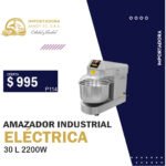 AMASADORA INDUSTRIAL CON PANEL DIGITAL DE 30 L