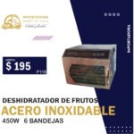 DESHIDRATADOR DE FRUTOS   450W 6 BANDEJAS