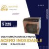 DESHIDRATADOR DE FRUTOS ACERO INOXIDABLE  450W 8 BANDEJAS